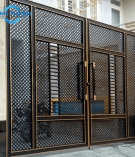 Cửa Cổng Sắt 2 Cánh CNC